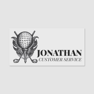 ペンアンドインクゴルフボールティークラブチャリティートーナメント 名札