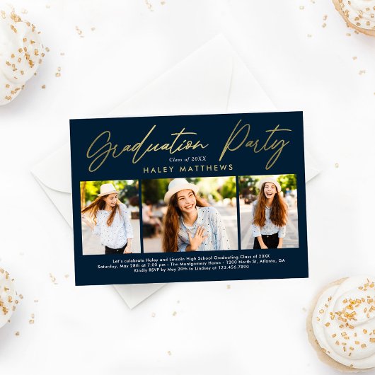 ペンインパーティー卒業パーティー招待状 招待状