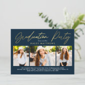 ペンインパーティー卒業パーティー招待状 招待状 (スタンド正面)