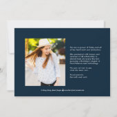 ペンインパーティー卒業パーティー招待状 招待状 (裏面)