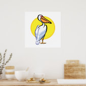 ペンガペリカン ポスター (キッチン)