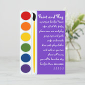 ペンキおよびブラシ 招待状 (スタンド正面)