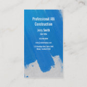 ペンキおよび壁紙を張られたペインターの名刺 名刺 (裏面)