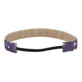 ペンキが付いている暗い色のEmoパターン アスレチックヘッドバンド (裏面)