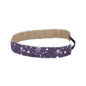 ペンキが付いている暗い色のEmoパターン アスレチックヘッドバンド (右)