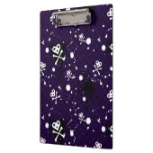 ペンキが付いている暗い色のEmoパターン クリップボード (左)