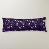 ペンキが付いている暗い色のEmoパターン ボディピロー (裏面)