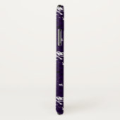 ペンキが付いている暗い色のEmoパターン Case-Mate iPhoneケース (裏面/右)