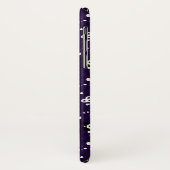 ペンキが付いている暗い色のEmoパターン Case-Mate iPhoneケース (裏面/左)