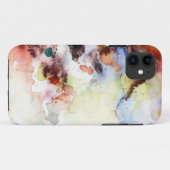 ペンキとの抽象的な水彩画のグランジな質 Case-Mate iPhoneケース (裏面(横))