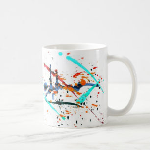 ペンキのしぶきのマグ コーヒーマグカップ