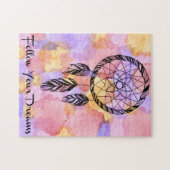 ペンキのしぶきはあなたの夢11x14を後を追います ジグソーパズル (横)