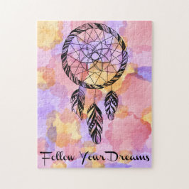 ペンキのしぶきはあなたの夢11x14を後を追います ジグソーパズル