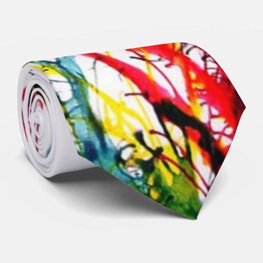 ペンキのしぶき ネクタイ (ロール)