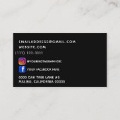 ペンキのしぶき 名刺 (裏面)