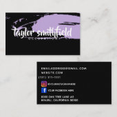 ペンキのしぶき 名刺 (正面/裏面)