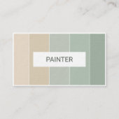 ペンキのサンプルペインターのインテリア・デザインの名刺 名刺 (正面)
