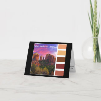 ペンキのパレット: セドナの石 カード