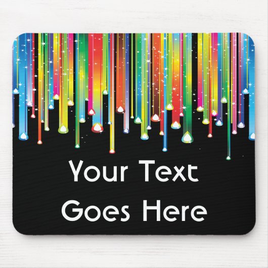 ペンキのマウスパッドの点滴注入ライン マウスパッド (正面)