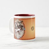 ペンキのマグの大きい箱 ツートーンマグカップ (正面左)