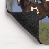 ペンキのロバ及び子馬 マウスパッド (コーナー)