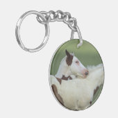 ペンキの子馬の遊ぶこと キーホルダー (正面左)