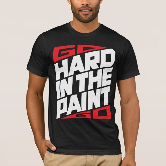 ペンキの懸命は行きます Tシャツ (正面)