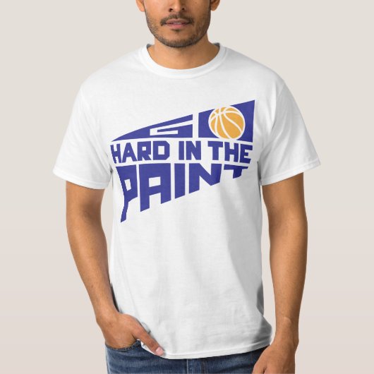 ペンキの懸命は行きます Tシャツ (正面)
