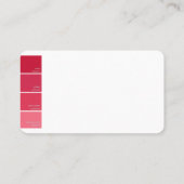 ペンキの材料見本の名刺 名刺 (裏面)