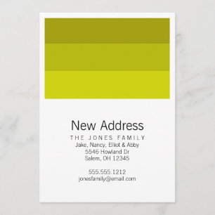 ペンキの材料見本の移動発表 案内状