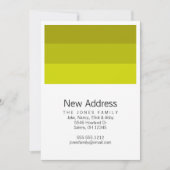 ペンキの材料見本の移動発表 案内状 (正面)