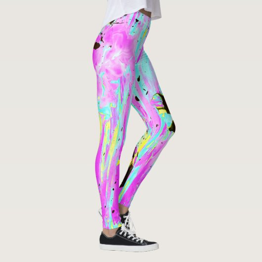 ペンキの汚れのレギンス レギンス (右)