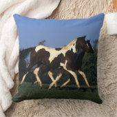 ペンキの満一年子の走ること クッション (ブランケット)