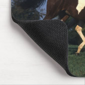 ペンキの満一年子の走ること マウスパッド (コーナー)