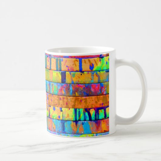 ペンキの滴り コーヒーマグカップ (右)