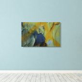 ペンキの皮をむくこと キャンバスプリント (インサイチュ (ウッドフロア))