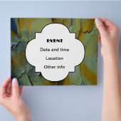 ペンキの皮をむくこと チラシ (手)