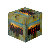 ペンキの皮をむくこと フォトキューブ (裏面アングル)