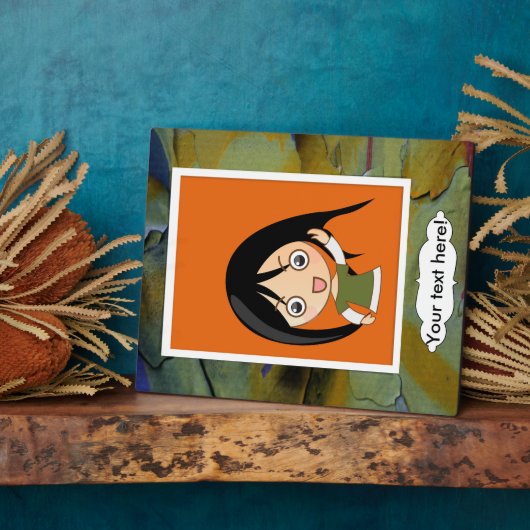 ペンキの皮をむくこと フォトプラーク (側面)