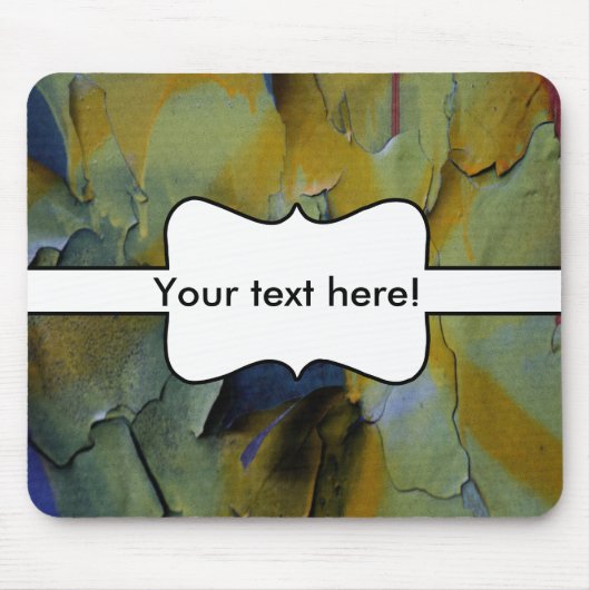 ペンキの皮をむくこと マウスパッド (正面)