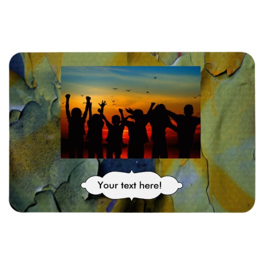 ペンキの皮をむくこと マグネット (横)