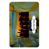 ペンキの皮をむくこと マグネット (縦)