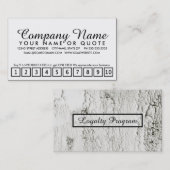 ペンキの破片のロイヤリティプログラム ロイヤリティカード (正面/裏面)