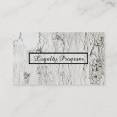 ペンキの破片のロイヤリティプログラム ロイヤリティカード (裏面)