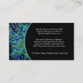 ペンキの絵画の芸術家の製造者 名刺 (裏面)