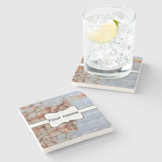 ペンキの質の皮をむくこと ストーンコースター (横)