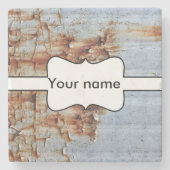 ペンキの質の皮をむくこと ストーンコースター (正面)