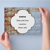 ペンキの質の皮をむくこと チラシ (手)