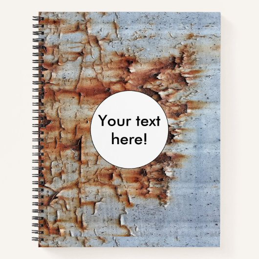 ペンキの質の皮をむくこと ノートブック (正面)