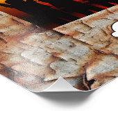 ペンキの質の皮をむくこと フォトプリント            (角)